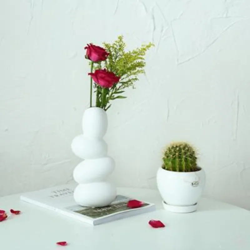 Керамическая ваза в европейском стиле стол украшения для дома и офиса креативные