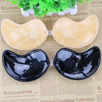 womens silicone mango shaped bra push up breast lift up strapless bras stickers chest paste female underwear backless 2021