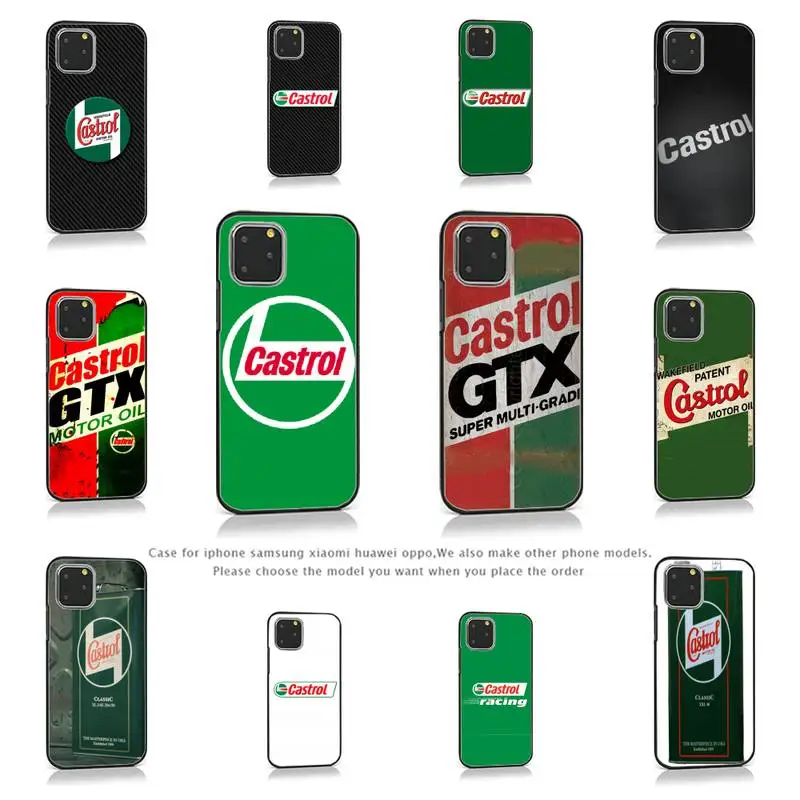 

fashion moto Castrol brand Phone Case for iPhone 7 8 11 12 Pro X XS Max XR Samsung A S 10 20 50 Plus pro funda
