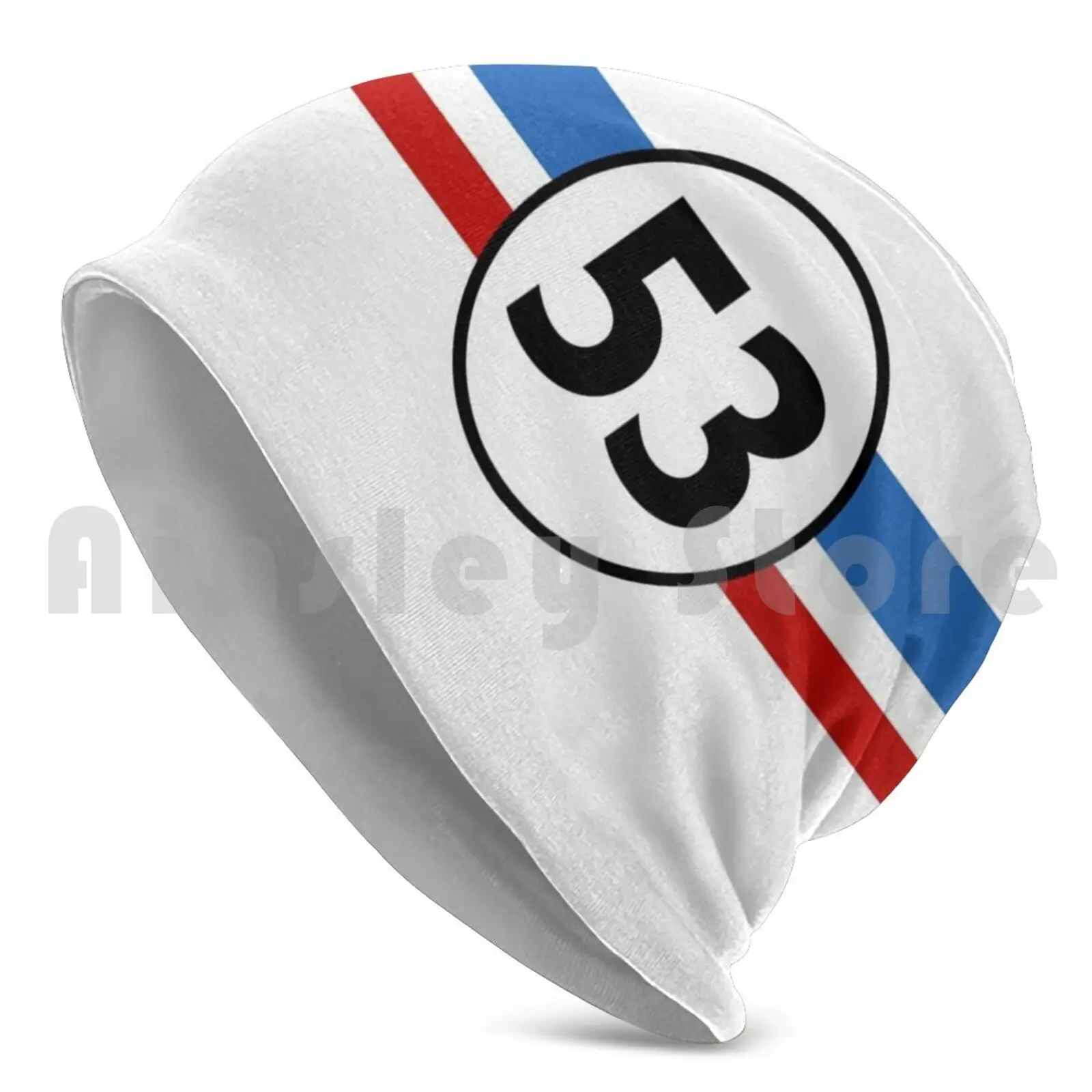 Классический гоночный автомобиль Herbie 53 1963 круглый логотип № 1 облегающая шапка