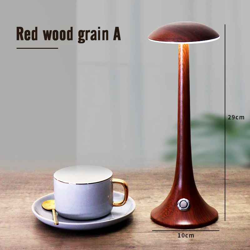 Светодиодная железная художественная деревянная атмосферная модная Настольная