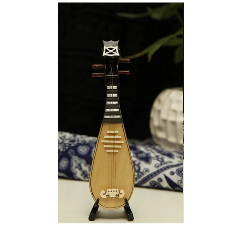 Миниатюрная модель Пипа с подставкой и чехлом мини-лют украшения для музыкальных