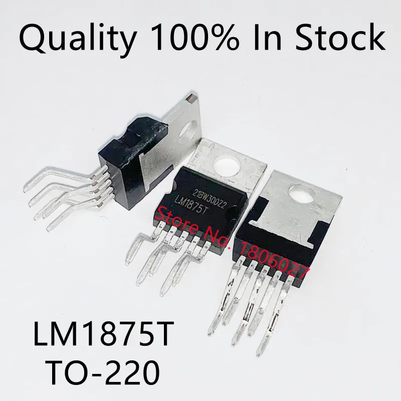 10pcs/lot   LM1875T LM1875 audio amplifier TO-220-5  20W