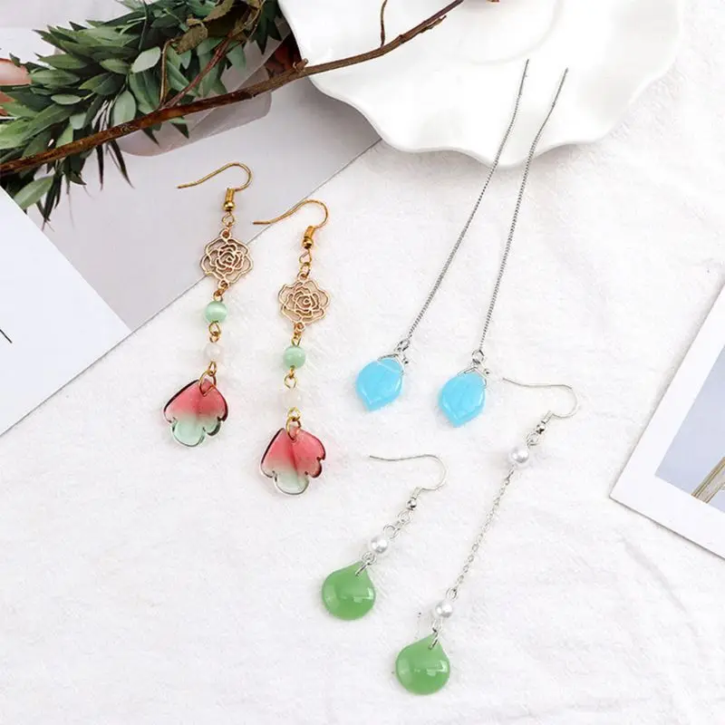 

1 Bag Handmade Earrings Materials DIY Jewelry Making Floral Star Beads Decoration Hook Chain Pendant Eat Studs Accessories F62B