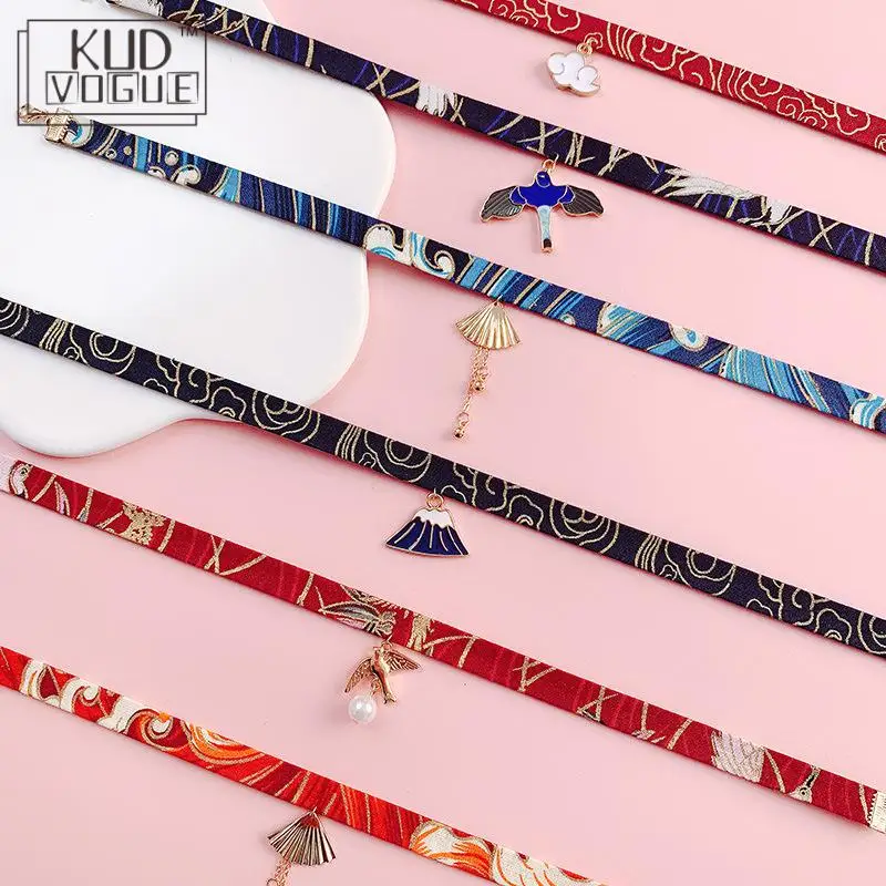 Классическая винтажная веревочная кукла-чокер в японском стиле милая