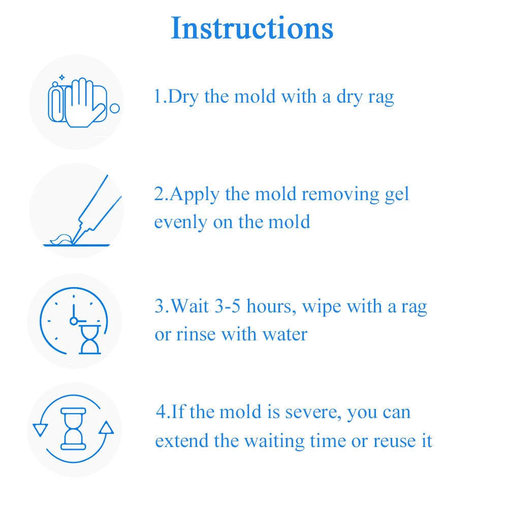 1PCS Mold Cleaner Gel Mildew Cleaning Agent Furniture Tile Removal Household For Home Kitchen Sinks Bjstore | Дом и сад