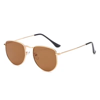 vintage irregular metal sunglasses women luxury brand men pilot glasses polygon sun glasses female shades gafas de sol uv400