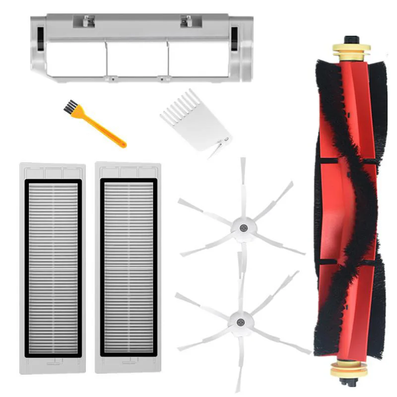 8 шт./компл. роликовая щетка фильтр Китт для Xioami робот уборки 1S Mijia уборочная