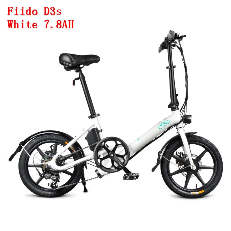 FIIDO D1 D2 D2s D3 D3s Smart 7.8AH/10.4A складной электрический велосипед мопед двойные дисковые тормоза светодиодный передний светильник E-Bike