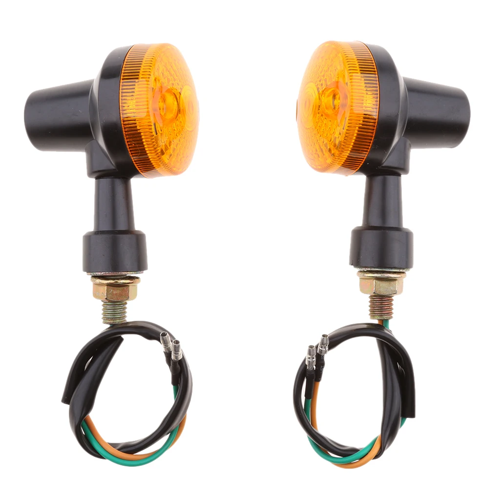 

1 Pair 12V Motorcycle Turn Signal Lights Blinker Indicator Light Accessories for Cruiser Bobber Chopper