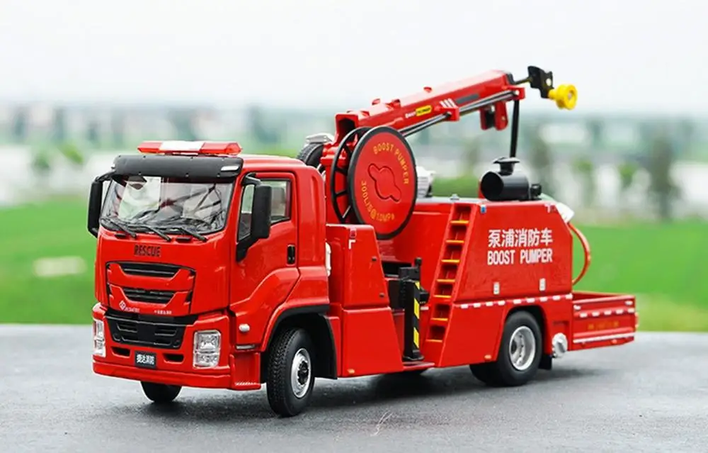 1/43 JIEDA полностью автоматический насос пожарная машина Isuzu модель автомобиля под