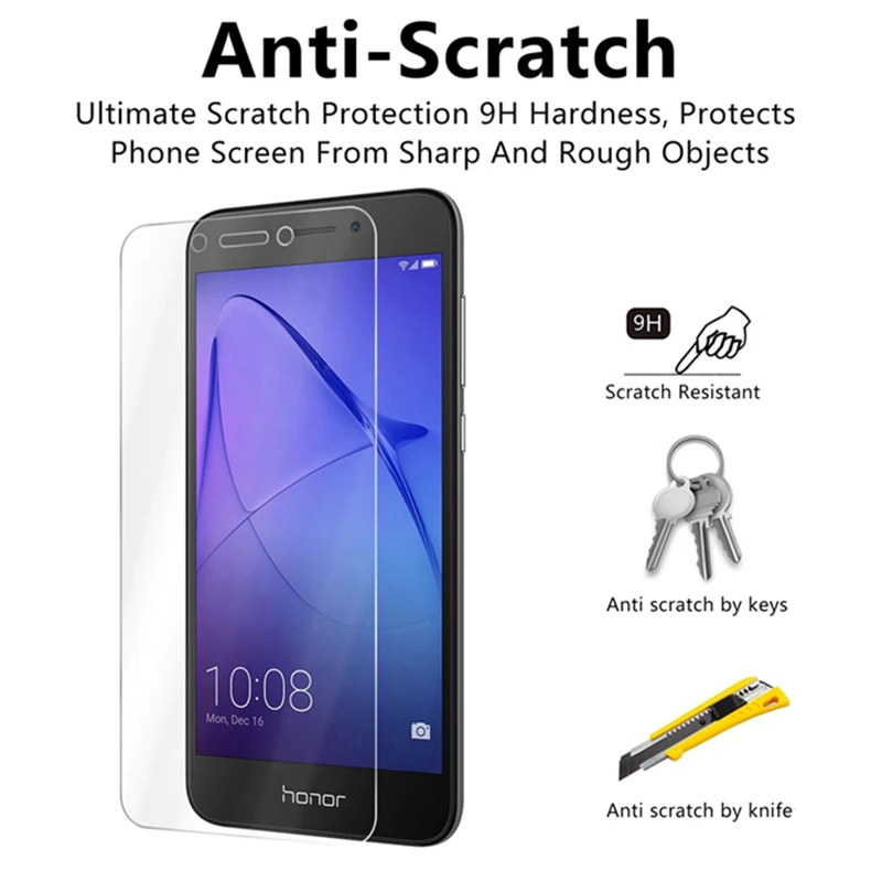 2 шт.! Защитная пленка для экрана Honor закаленное стекло Huawei 7C 8A 7A 6A Pro 5A 4A|Защитные