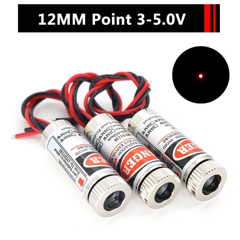 Лазерный модуль с красной точкой/линией/перекрестной линзой 650 нм 5 мВт