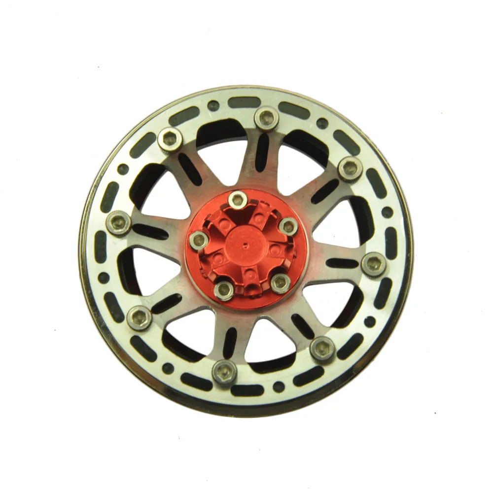 Сверхмощный колесный обод Beadlock 1 9 дюйма для радиоуправляемого автомобиля 1:10 SCX10