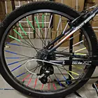 12 шт.лот горный велосипед отличное качество Простая установка красивый колесный отражатель спицы предупреждающая полоса велосипедные аксессуары