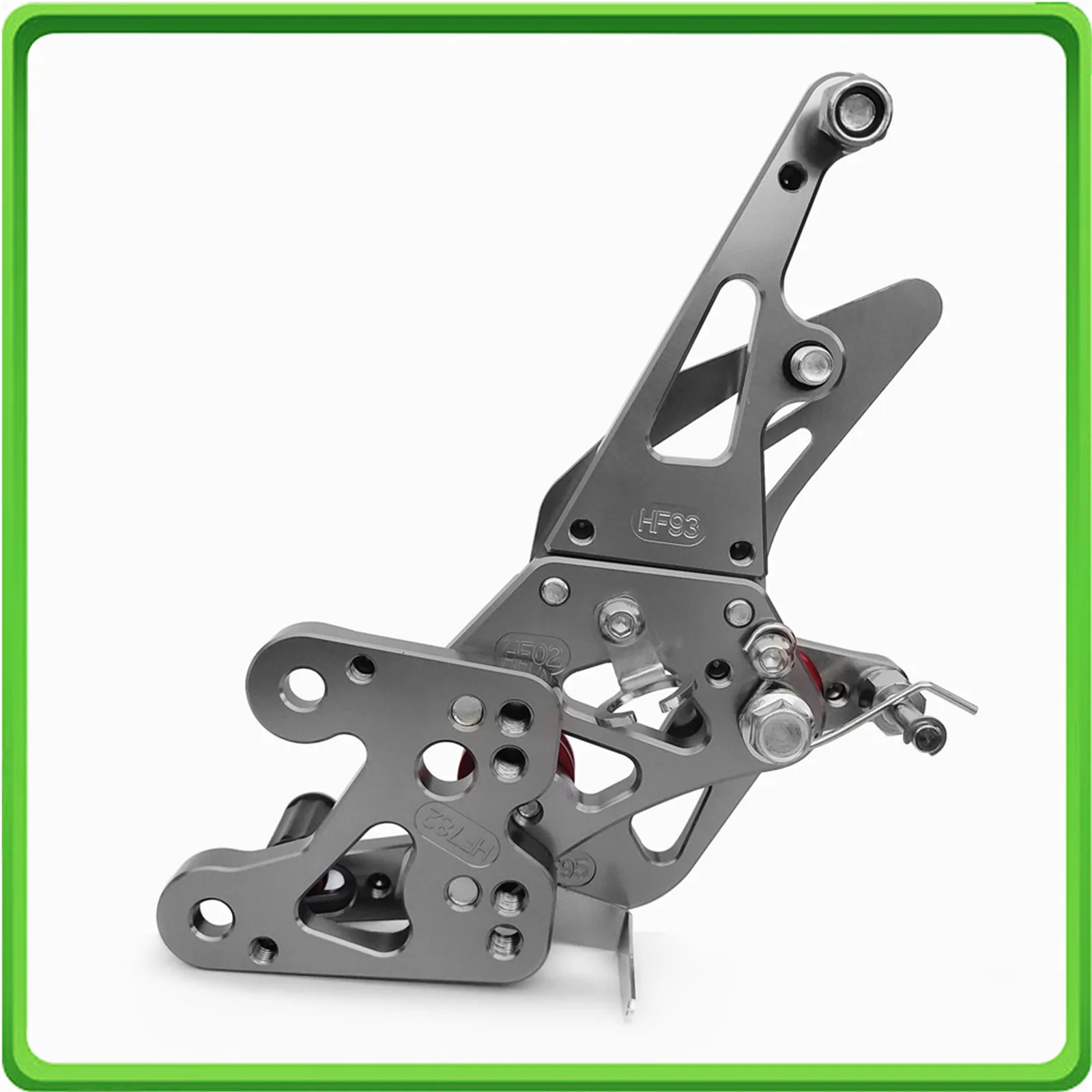 Rearsets задний комплект наборы подставка для ног колышки педаль Yamaha FZ1 2006 2007 2008 2009 2010