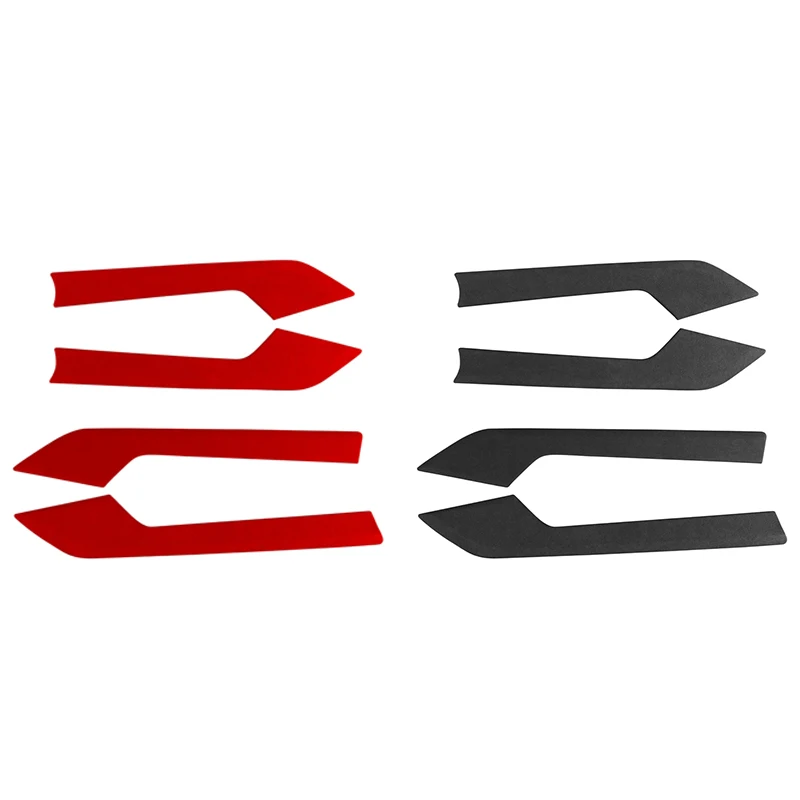 

Поворотная меховая замшевая Автомобильная внутренняя дверная ручка декоративная наклейка Tirm для A4L 2017-2021 аксессуары