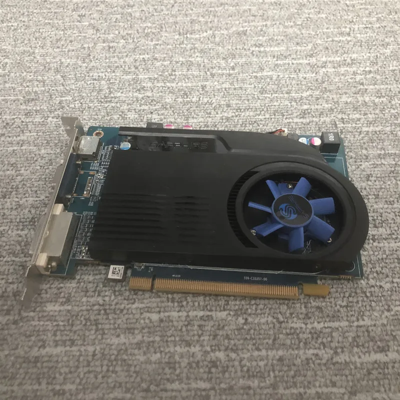 SAPPHIRE Video Cards HD 6570 2GB GDDR3 For AMD Graphics Card GPU Radeon HD6570 Office Computer For AMD Card HDMI Used Original