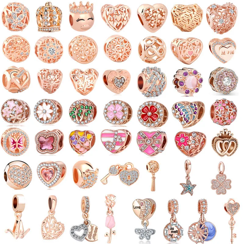 Бесплатная доставка 50 шт./лот (каждый дизайн для одного) Розовый розовое золото