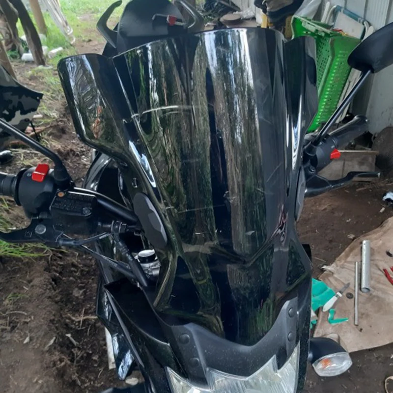 Мотоциклов Регулируемая ветер экран лобового стекла для Yamaha Mt03 Mt25 Mt07 Fz07 Mt09 Fz09 Fz1 Fz8