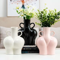 ceramic simulation human body art vase dried flower arrangement ass model vases ornament home decoration crafts furnishing gifts
