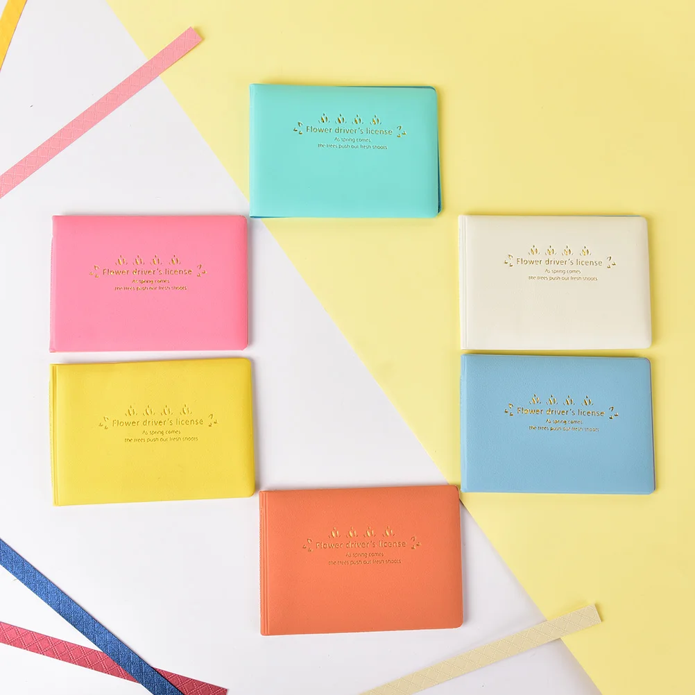 Карамельный цвет авто водительские права сумка из искусственной кожи на обложке