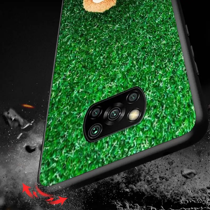 

Cute animal Bear for Xiaomi Redmi K30 K30S Mi 10T Lite Pro Poco X3 NFC X2 M3 M2 F2 Pro C3 F1 Soft Black Phone Case