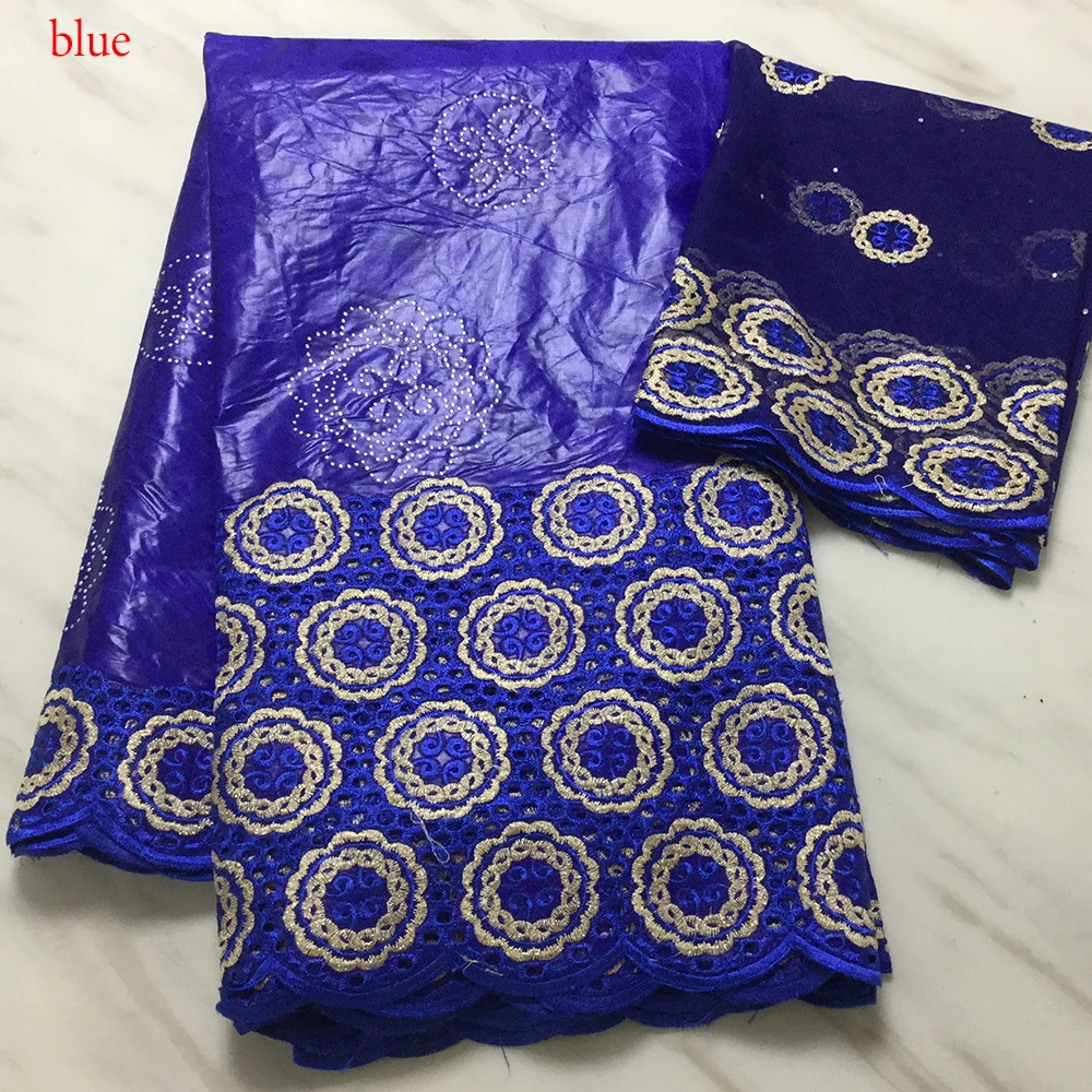Latest Design Orange Bazin Riche Evening Dress Embroidery African Wine Red Lace Fabric DIY Sewing Rhinestone KRL-97189 | Дом и сад