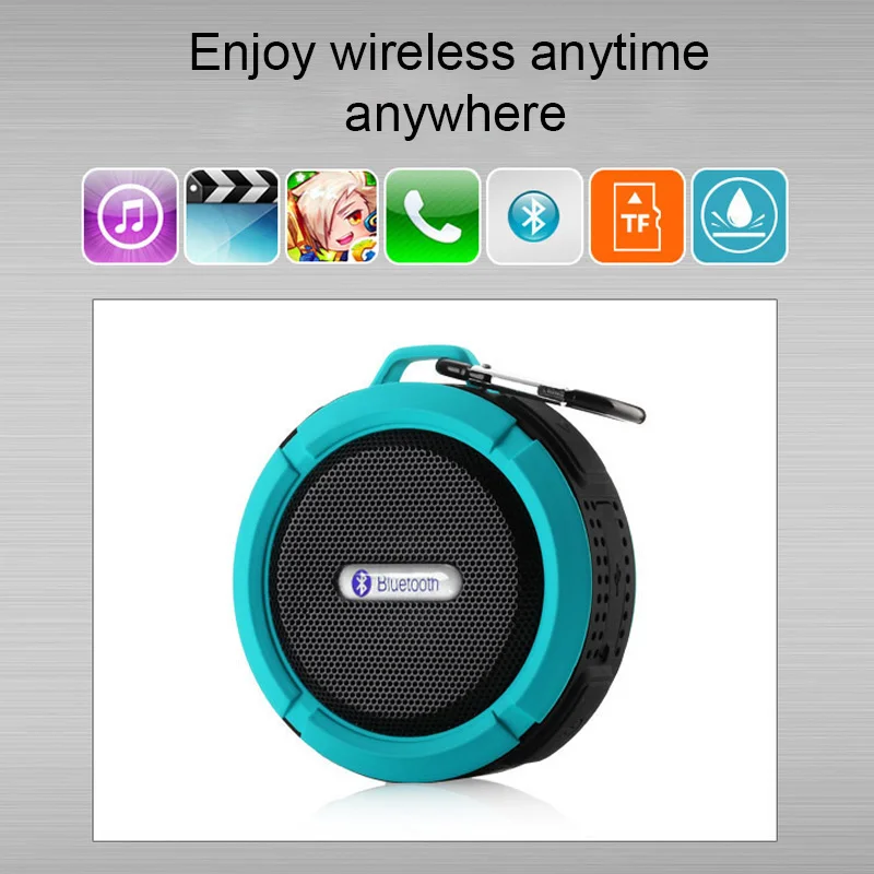 Миниатюрный водонепроницаемый Bluetooth-динамик беспроводной динамик портативный