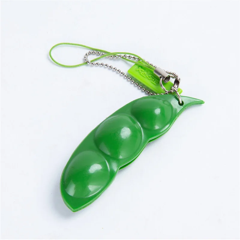 

Green Pea Popper Fidget Toy Pop It Keychain Antistress Autisme Speelgoed Juguete Sensorial Antiestres Zabawki Antysresowe