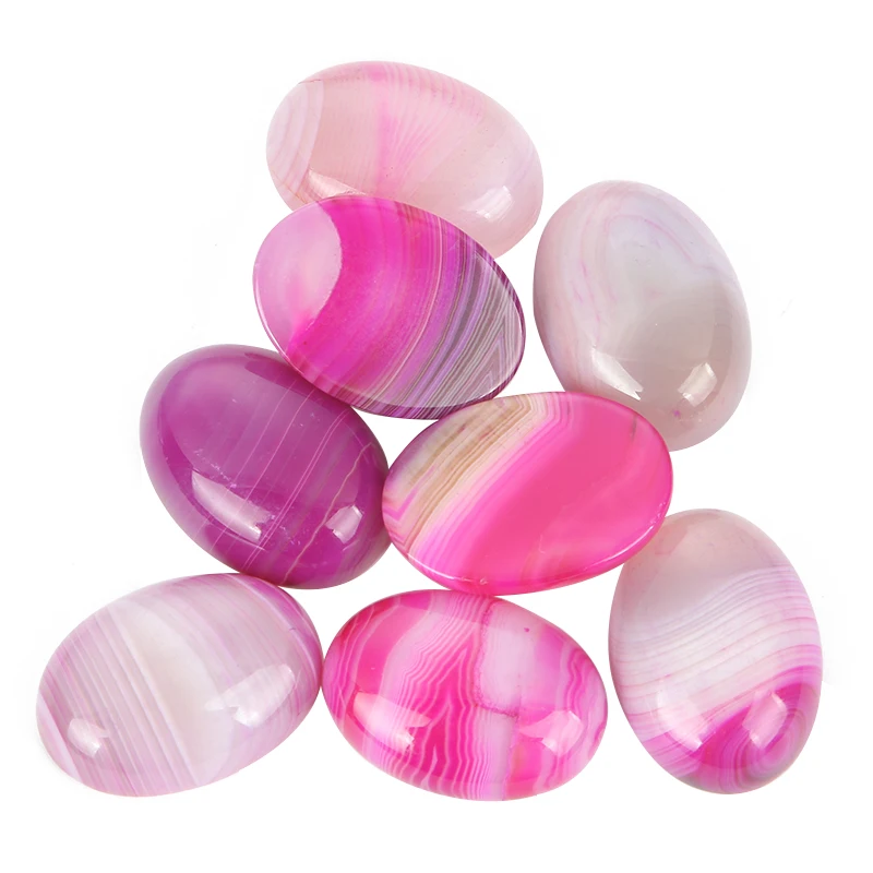 10 шт. розово-красный Овальный Агат украшение с плоским основанием кабошон