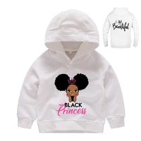 girls hoodie kids autumn winter cotton children hooded black princess pullover sweatshirt for baby clothing toddler fall clothes