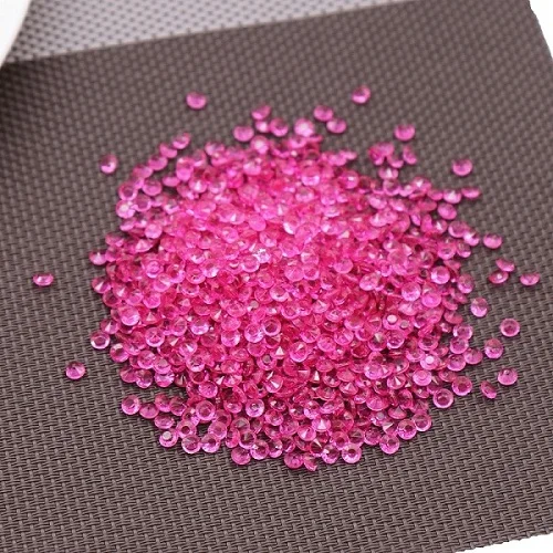 Fuchsia Хит 1000 шт 4,2 мм Акриловые Алмазные хрустальные блестящие прозрачные конфетти для свадебной вечеринки Конфетти украшения стола разлетающиеся бусины - Цвет: Fuchsia