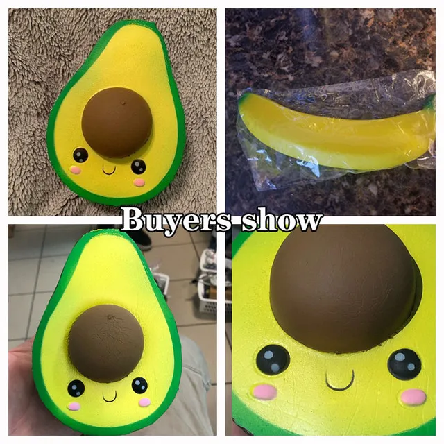 

Kawaii Avocado Diy Antistress Squishy Toys Simulated Fruit Series Slow Rising Stress Relief Funny Toy Kids Adults Baby Xmas Gift