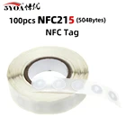 100 шт. NFC метка NFC 215 метка 215 наклейка s NTAG215 504 байт метки значки этикетка 13,56 МГц для TagMo форума Тип 2 Ntag