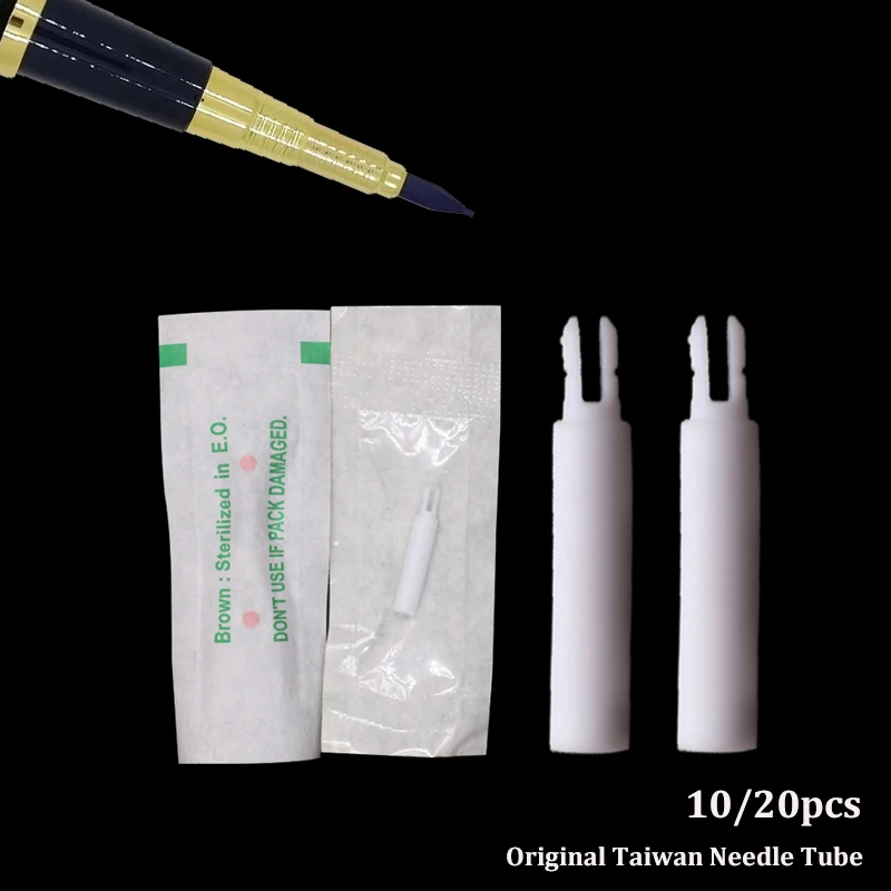 

10/20p Original Taiwan Needle Tube for Permanent Makeup Machine Tattoo Giant Sun Machine Sunshine G-8650 G-9740 Tattoo Accesorie