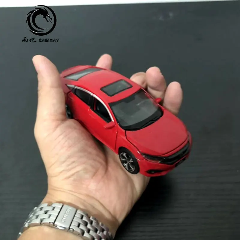 3 шт./партия JK 1/32 масштабная модель автомобиля игрушки Япония Honda Civic звук и свет литья под давлением Металл тянет назад модель автомобиля игрушка