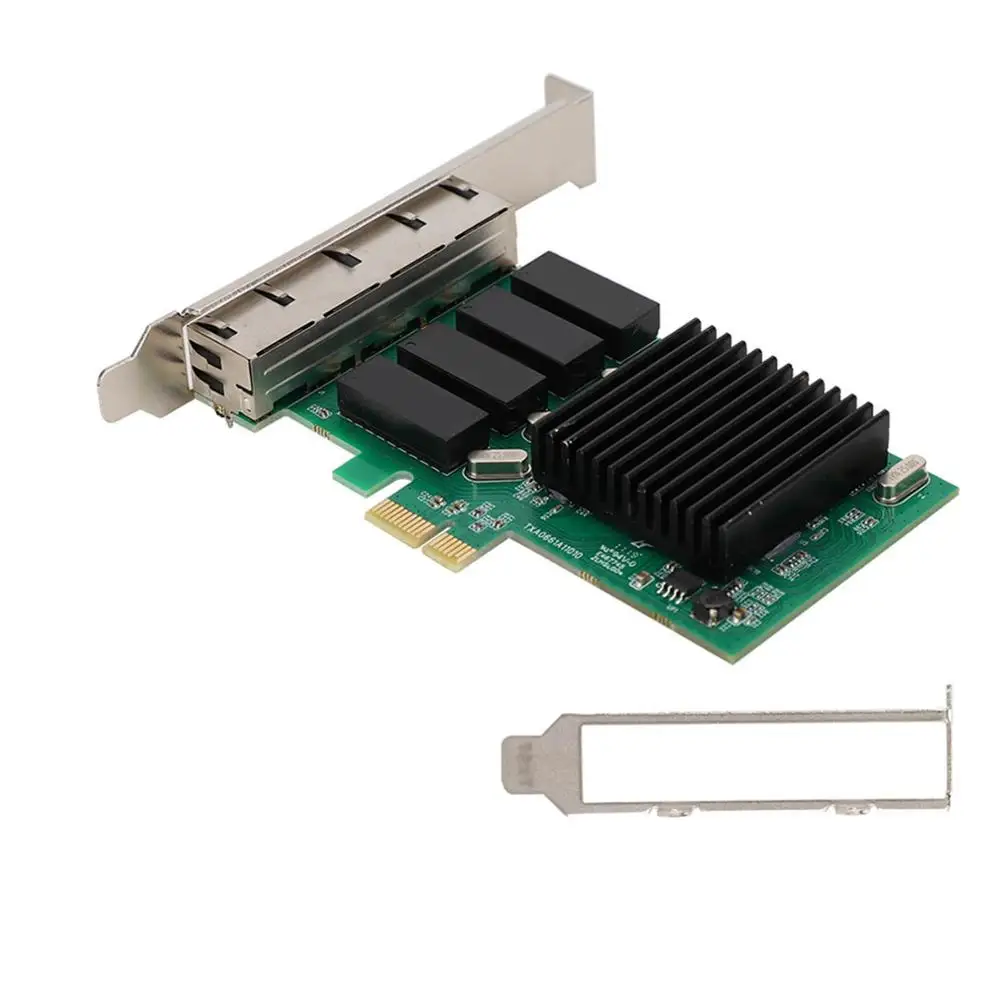Сеть Интерфейс карты для Intel350 4 Порты и разъёмы 811 Gigabit PCIE 1X сети NIC настольный