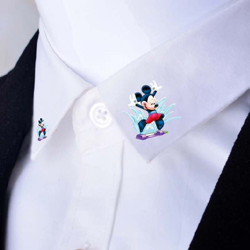 Акриловые заколки для лацканов с изображением Микки Мауса из эпоксидной смолы |
