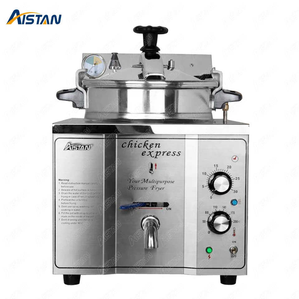 MDXZ16 электрическая фритюрница под давлением Коммерческая для пищевых чипсов