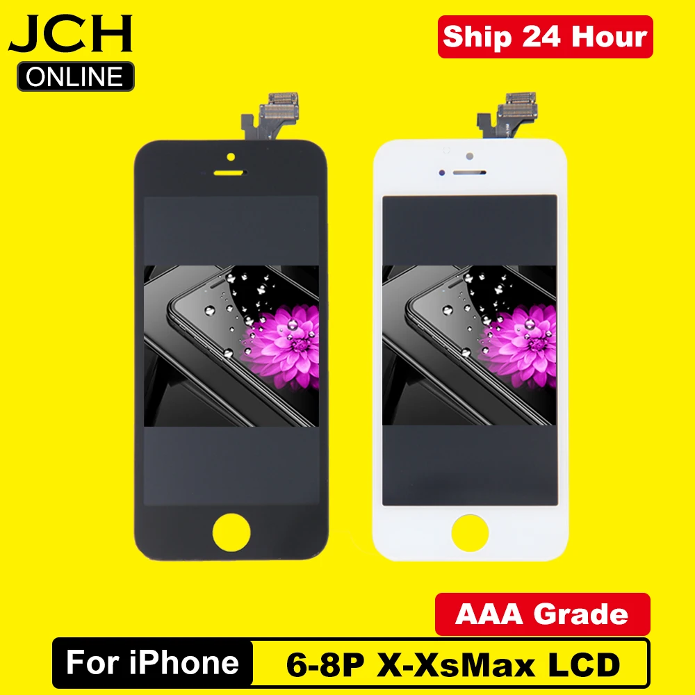 Оптовая оплата для iPhone 6 6S 7 8 Plus X XR XS Max OLED экран Замена 11 Pro LCD|Экраны мобильных