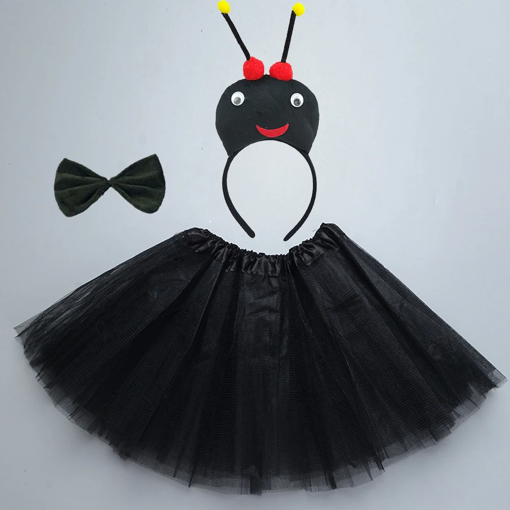 Детский костюм божьей коровки повязка на голову с изображением животных желтой