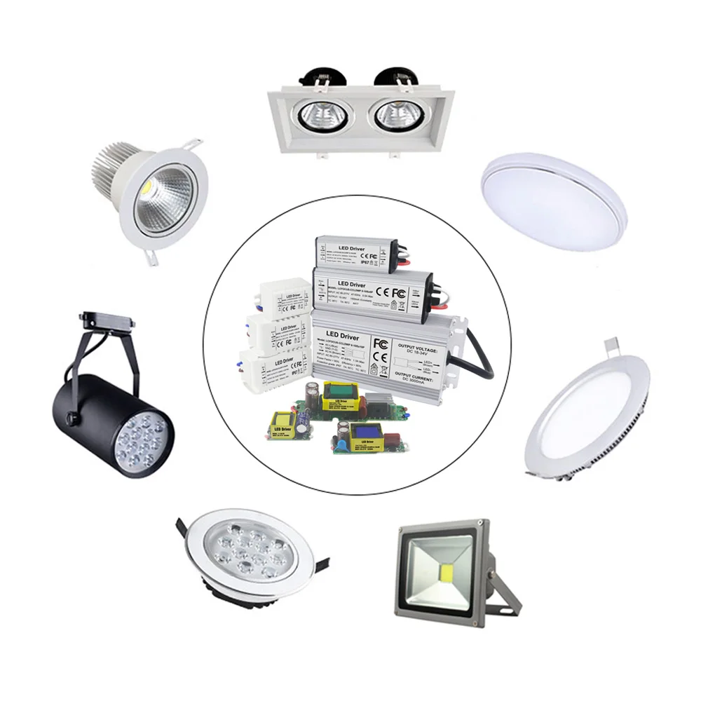 

6-12Sx5P LED driver30W 35W 40W 45W 1500mA Watt Lighting Trans for mers Power Supply For 50W Lamp Floodlight