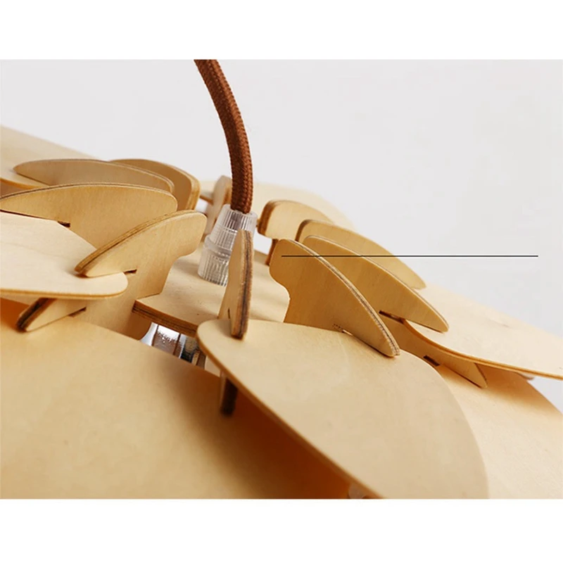 Подвесной светильник Pinecone для кухни столовой бара винтажный Деревянный