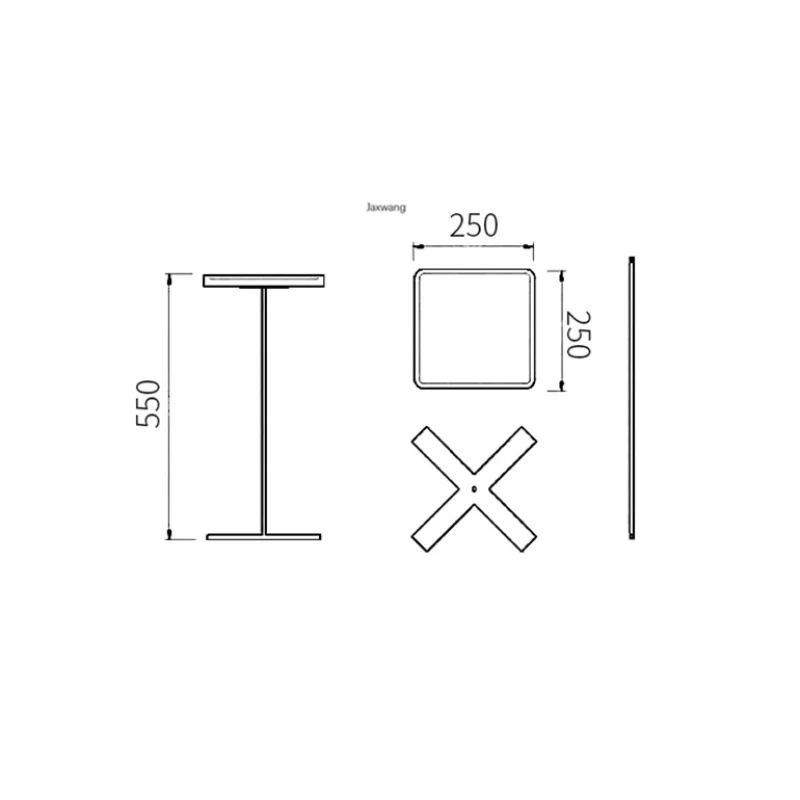 Nordic Coffee Tables Minimalist Side Solid Wood Mobile Balcony Small Table Bedside Nightstand Sofa Rectangle Cross jl | Мебель