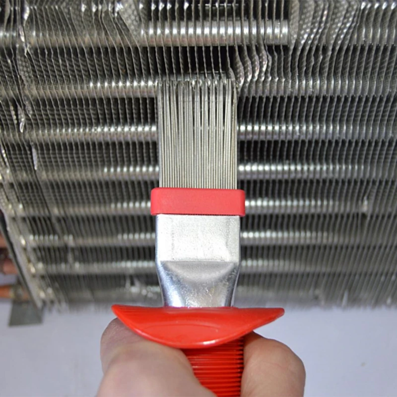 Cleaning Brush Stainless Steel Air Conditioning Radiator Comb Fin Straightener Repair Scum Clean Tools | Дом и сад