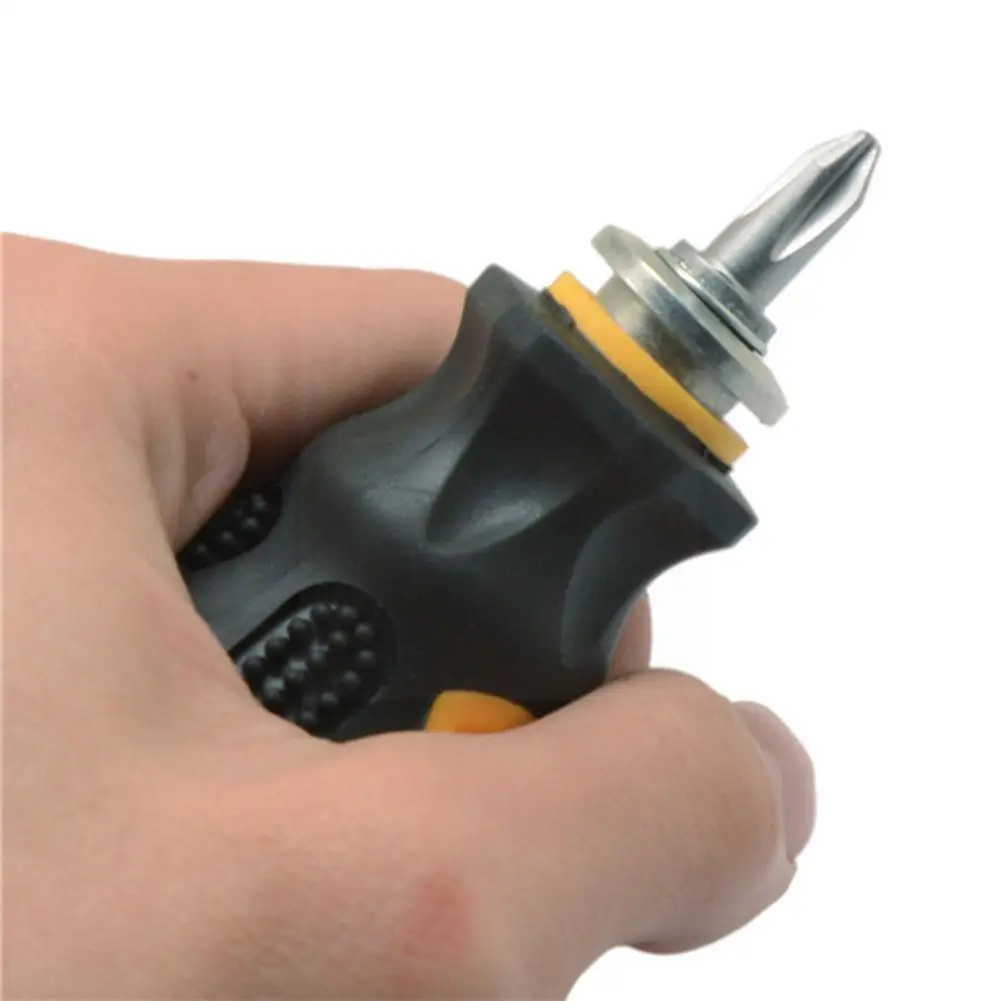 

Mini Ultra Short Screwdriver Micro Screwdriver Double-use Screwdriver Telescopic Type Screwdriver Hand Tool Small Radish N2p8