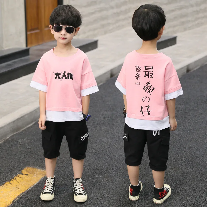 

2021 New Arrive Spring Summer Girls Clothing Suits T-shirt +Pants 2pcs/Set Kids Teenager Outwear Sport Beach School High Quality