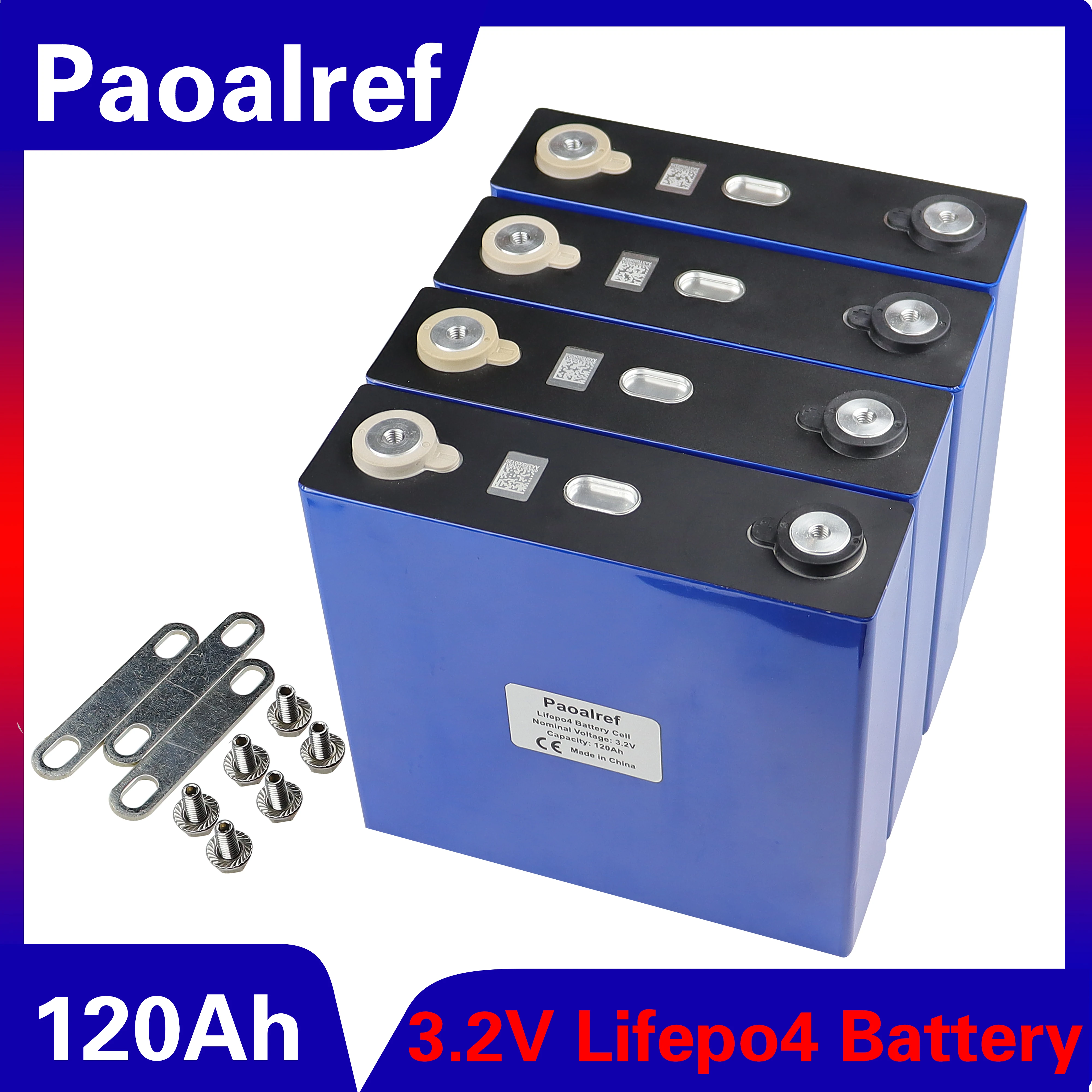 Новинка 3.2v120ah Lifepo4 батарея литий-железо фосфат cell12v 24V 48V не 100ah 150AH 200AH для солнечной