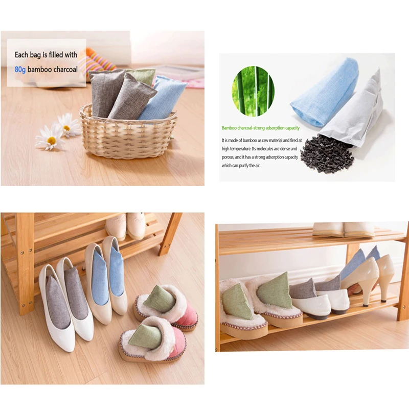 

Shoe Desiccant Activated Carbon Package Removal Deodorant In Shoe Bamboo Charcoal Package Shoe Plug Boxing Gloves Deodorizer